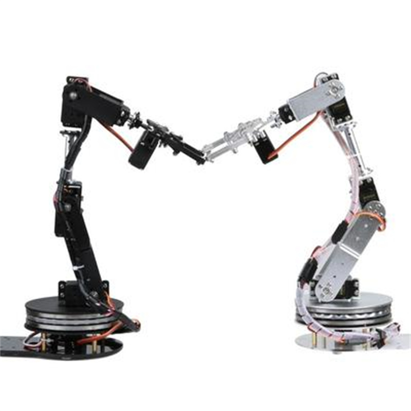 Black 6 DOF Robotic Arm with M - Programmable Robotic Arm Kit Arduino ulasan dan harga