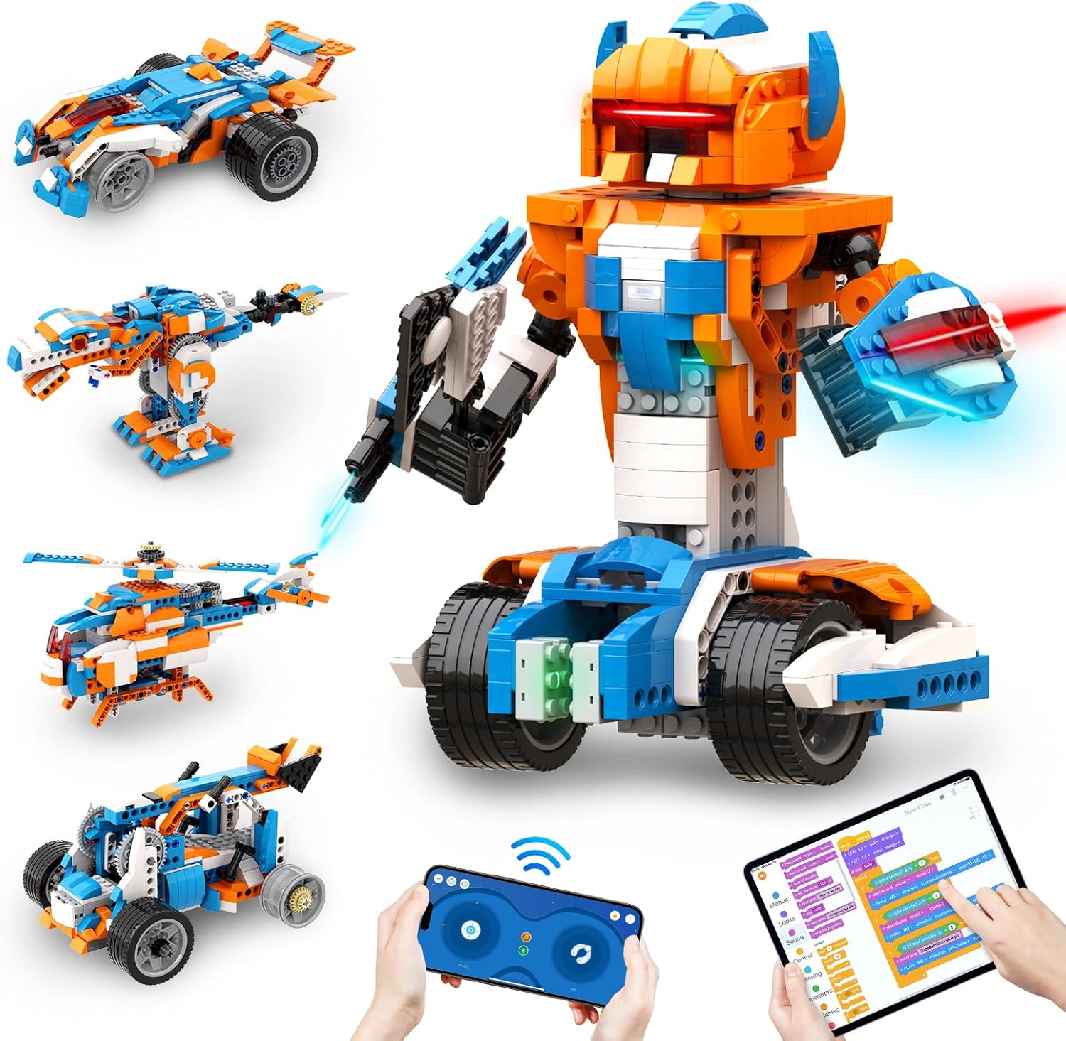 Apitor 12-in-1 STEM Robot Buil - Stem Robot Building Kit Coding ulasan dan harga