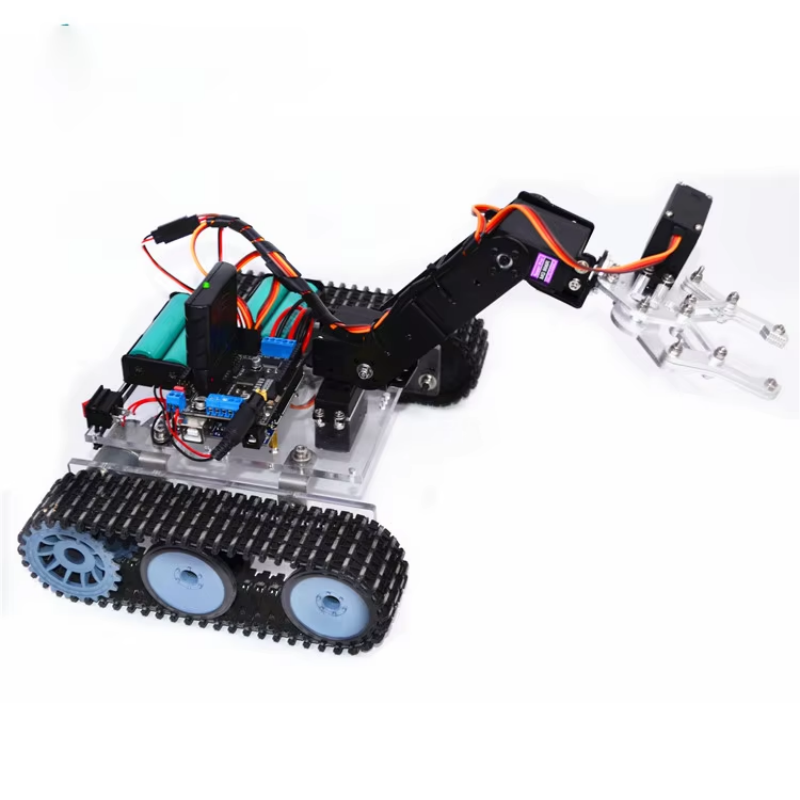 4 Dof Robotic Arm with RC Tank - Programmable Robotic Arm Kit Arduino ulasan dan harga