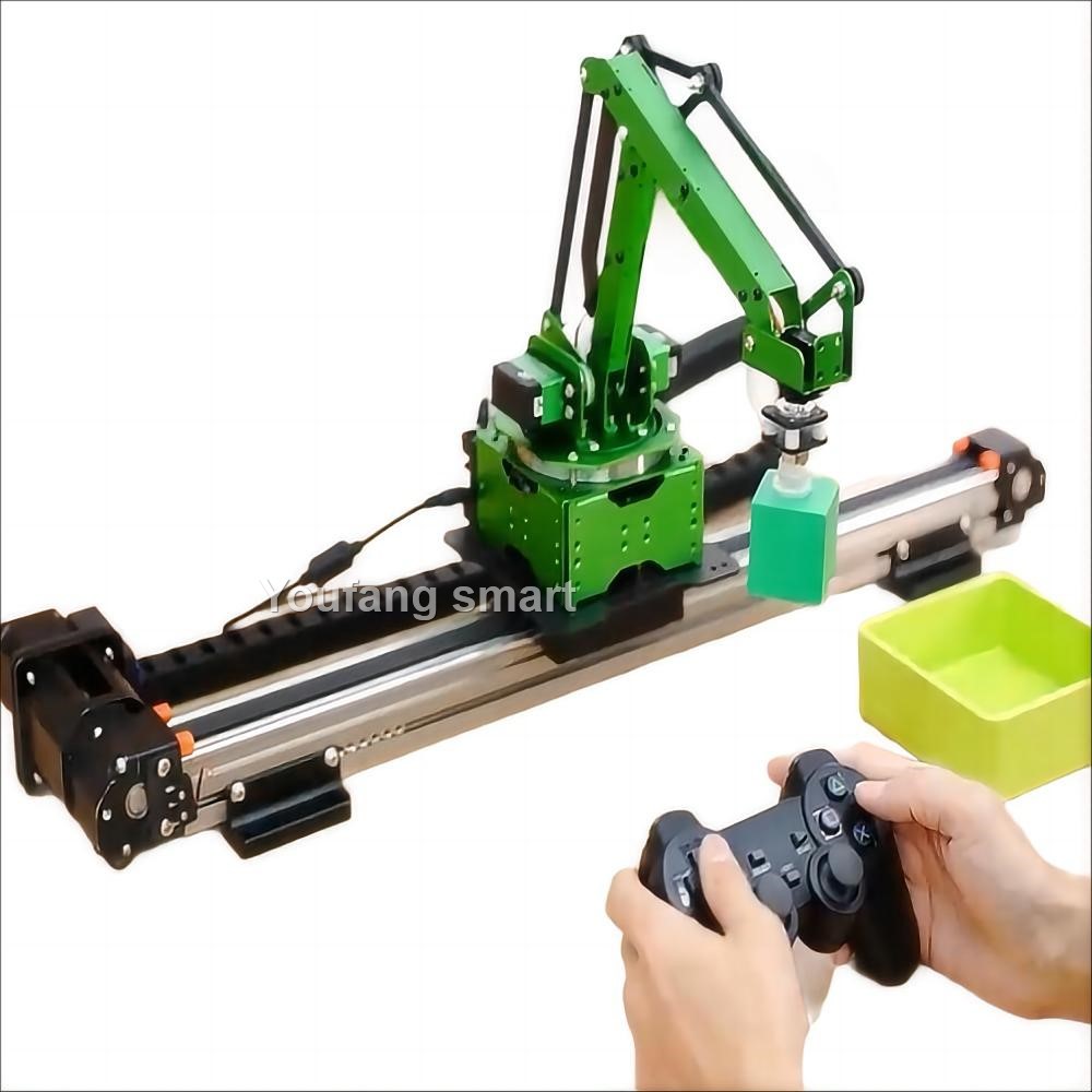5 Axis Robot Arm with Guide Ra - Programmable Robotic Arm Kit Arduino ulasan dan harga